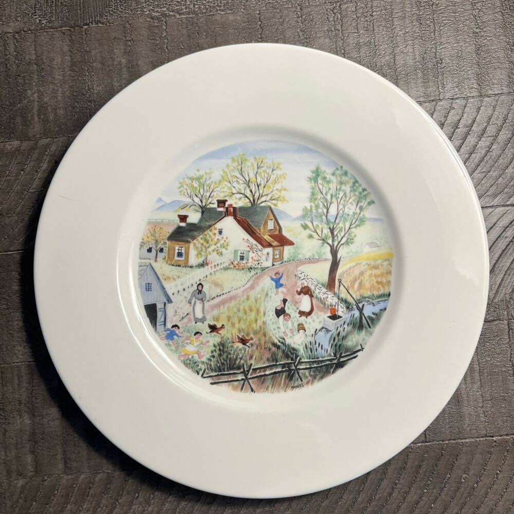 Vintage Mid-Century Grand Jack and Jill Limited Edition Fine China Plate